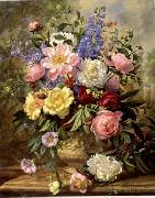 unknow artist Floral, beautiful classical still life of flowers.093 Sweden oil painting artist